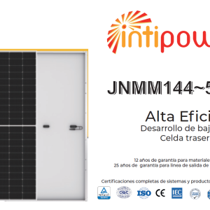 PANEL SOLAR INTIPOWER MONOCRISTALINO 550 WP MONOFACIAL