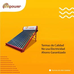 TERMA SOLAR INTIPOWER 135 LITROS - ACERO INOX 304 - 12 TUBOS + Kit para instalación +Instalación.