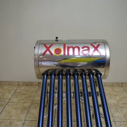 TERMA SOLAR XOLMAX 110 LITROS - ACERO INOX 316 - TANQUE 0,5 MM - 10 Tubos + Instalación
